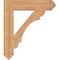 Ekena Millwork Olympic Arts & Crafts Smooth Bracket, Western Red Cedar, 5 1/2"W x 30"D x 34"H BKT06X30X34OLY03SWR - alternate 2